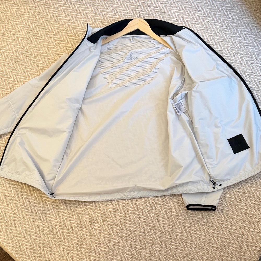Moncler Light Gray Windbreaker Jacket - image 5